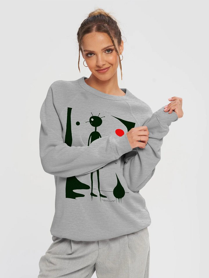Bella+Canvas Unisex Sponge Fleece Raglan Sweatshirt product image (1)