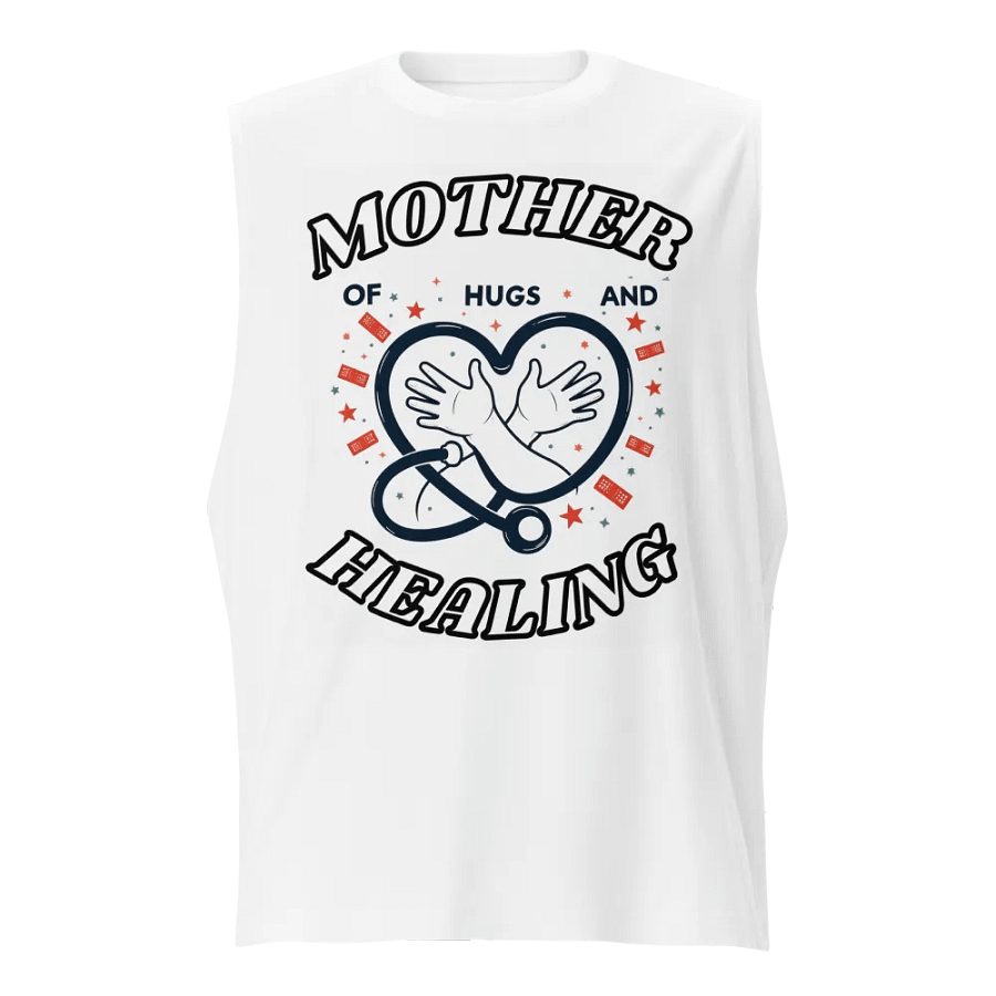 mother of Hugs and healing, Stethoscope Muscle Tank product image (1)