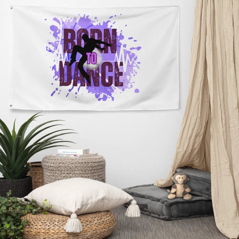 Born to Dance His Silhouette Flag product image (5)