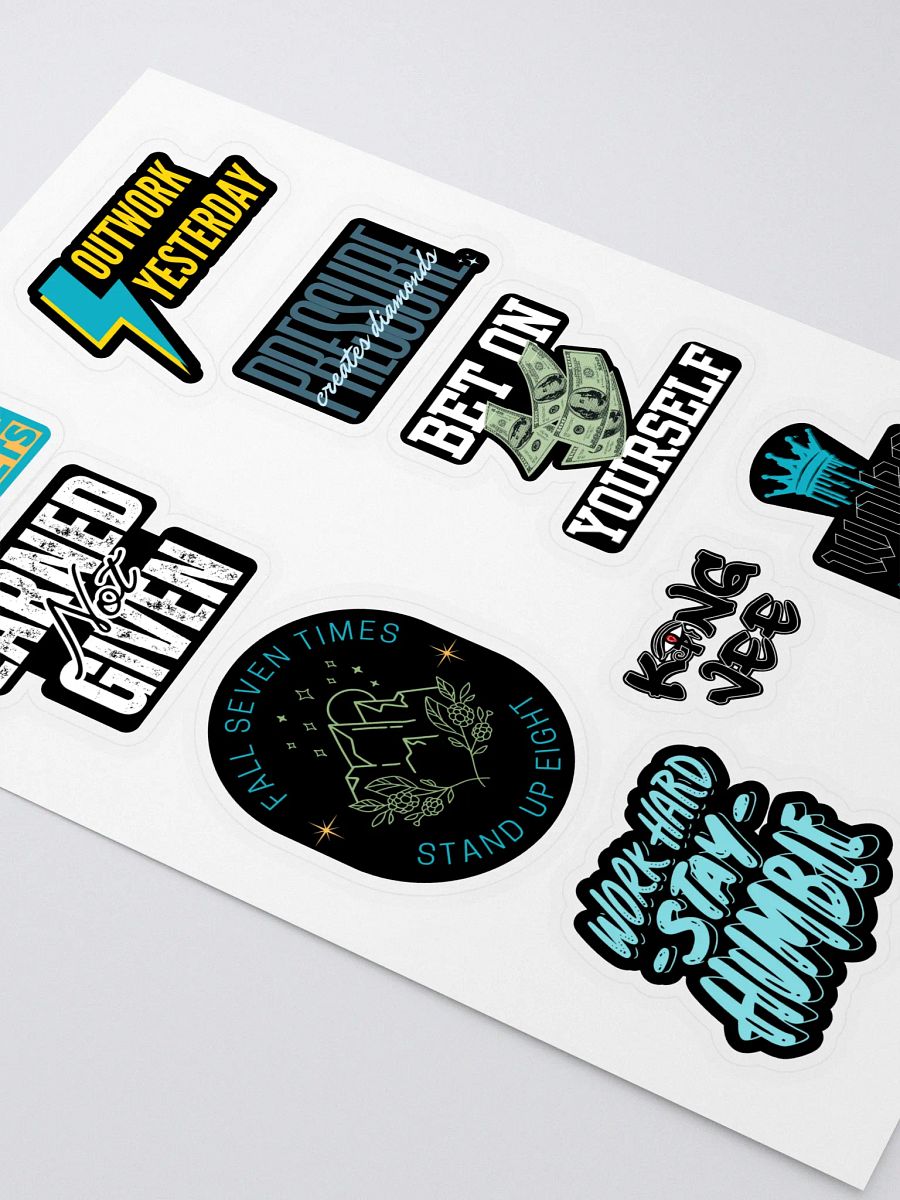 Motivational Quote Sticker Sheet 1 product image (2)
