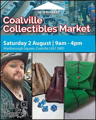 Next stop: Coalville Collectibles Market. Saturday 2nd August, 9am–4pm, at Marlborough Square, Coalville.

It’s a day full of...