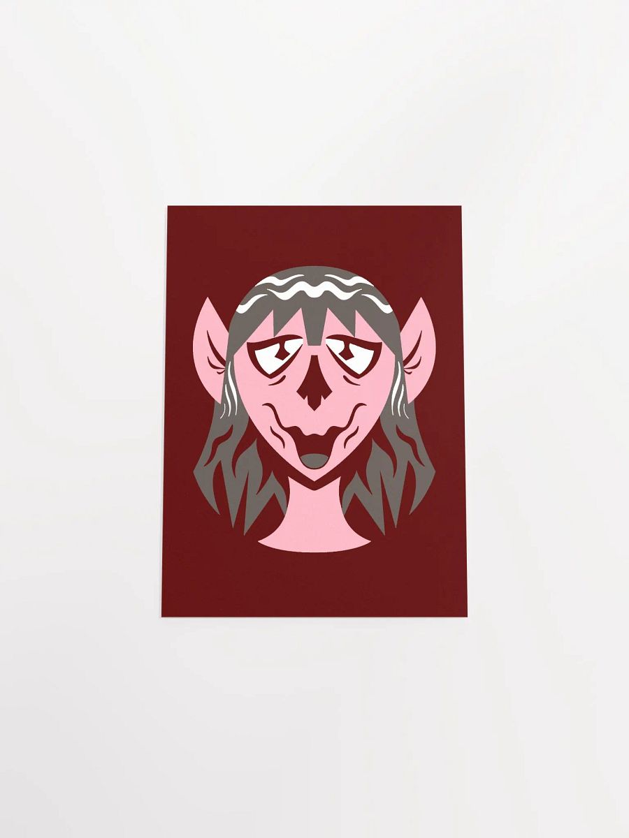 Pink Orc Girl Matte poster product image (46)