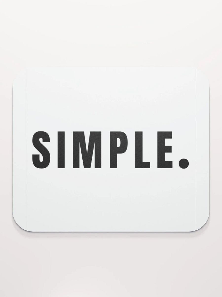 Bold & Simple Mouse Pad product image (5)