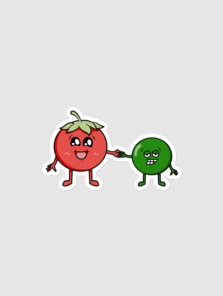 Tomato and Pea | Tier 1 Supporters Character Sticker product image (1)