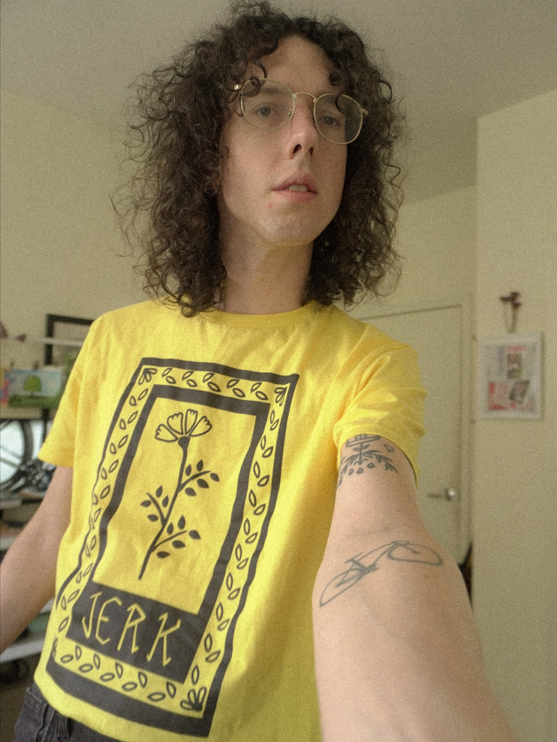 Jerk Sigil Tee (Yellow/Black) product image (1)