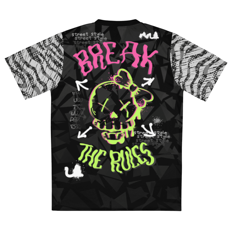Break the rules | Recycled Unisex Sports Jersey product image (7)