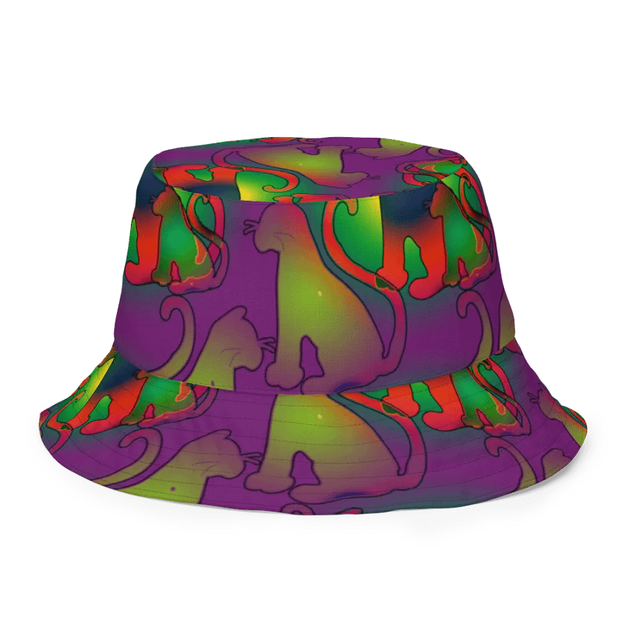 Abstract and Black Cats Bucket Hat product image (8)