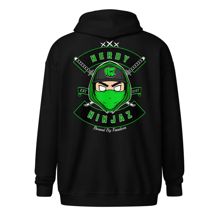 Nerdy Ninjaz Full Zip Hoodie product image (2)