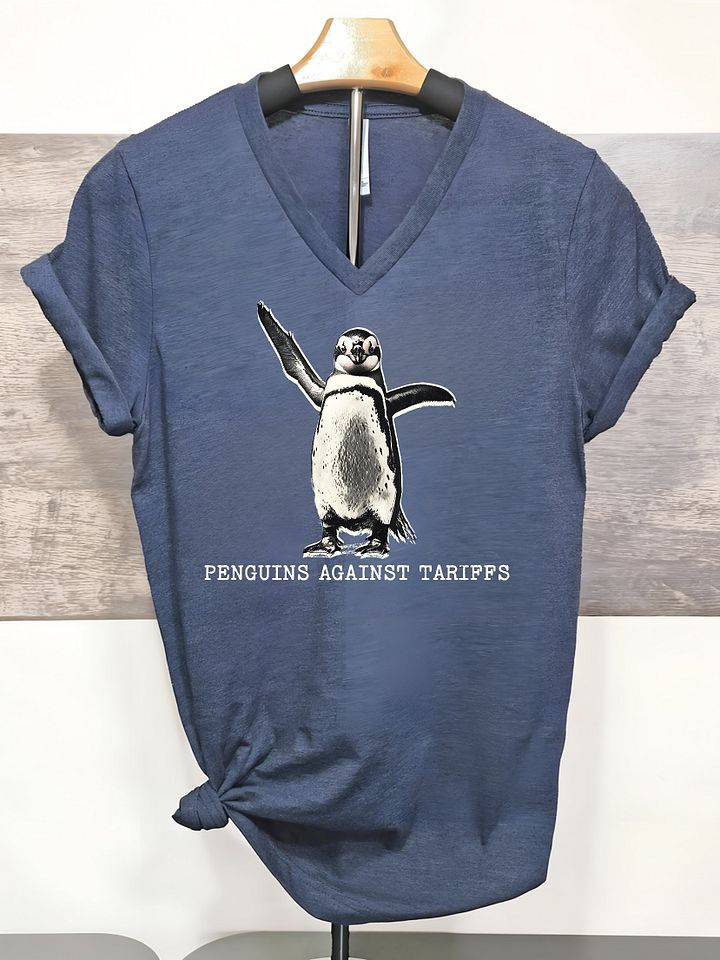 Penguins Against Tariffs Tee product image (1)