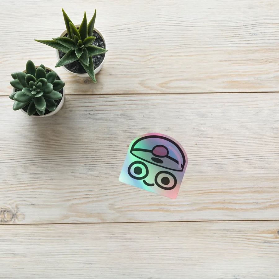 Brain Sticker (holo) product image (8)