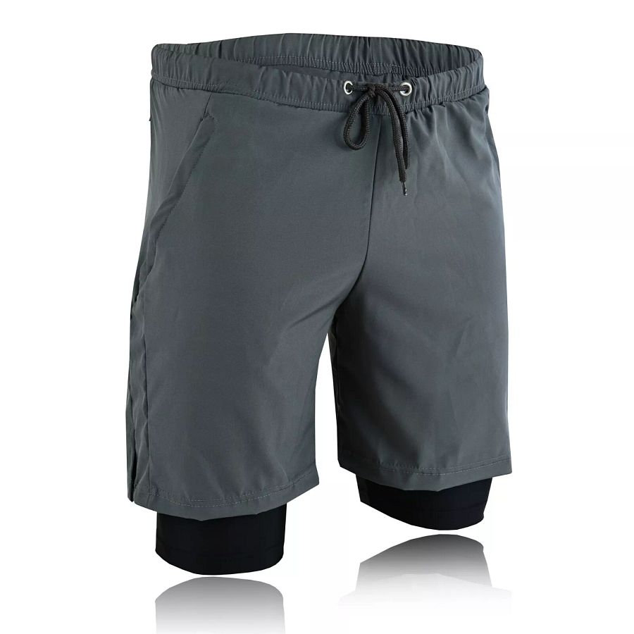 Mens Soft Sports Running Shorts Gym Training Fitness Bottoms With Pockets product image (1)
