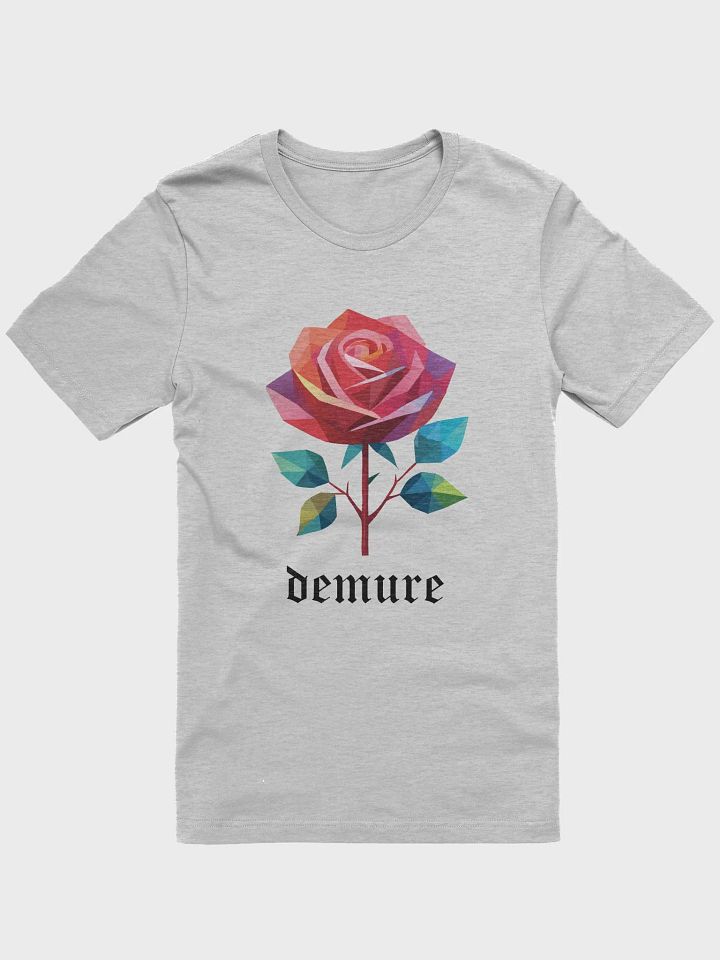 Demure Geometric Rose T-Shirt product image (3)