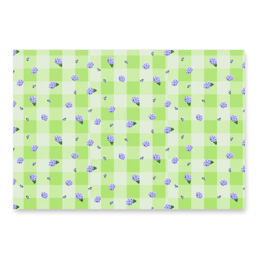 Bunnies and Hydrangeas Wrapping Paper Set product image (1)