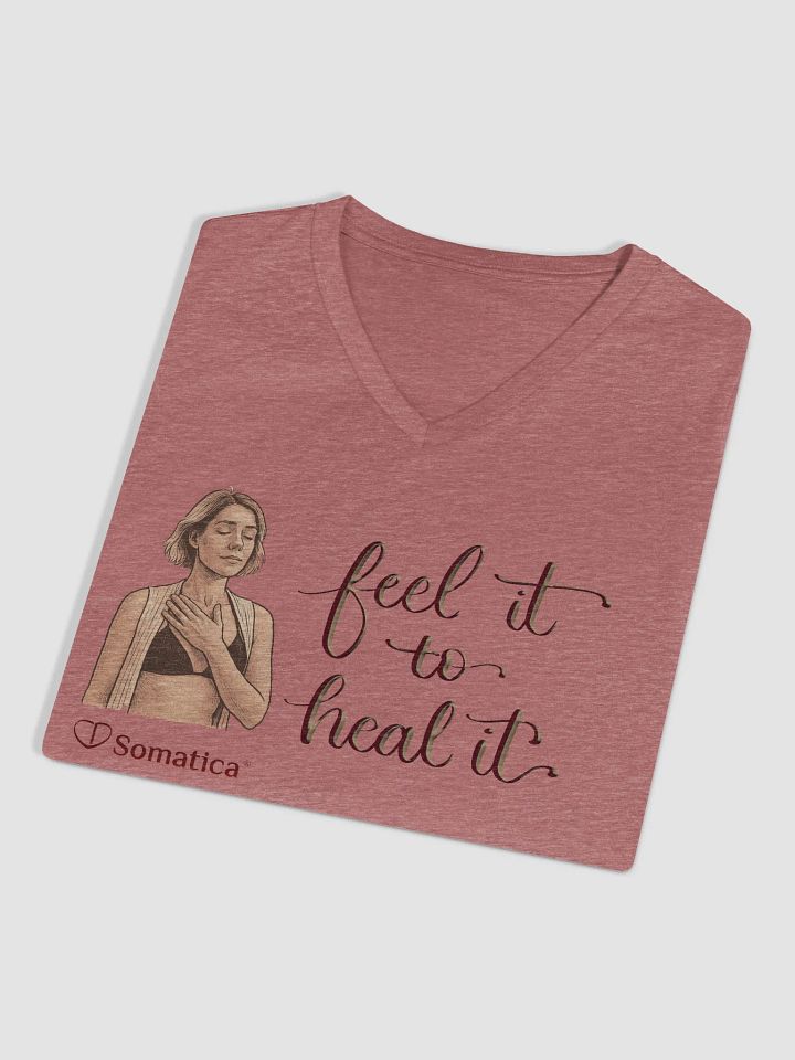 Feel it to heal it V-Neck product image (2)