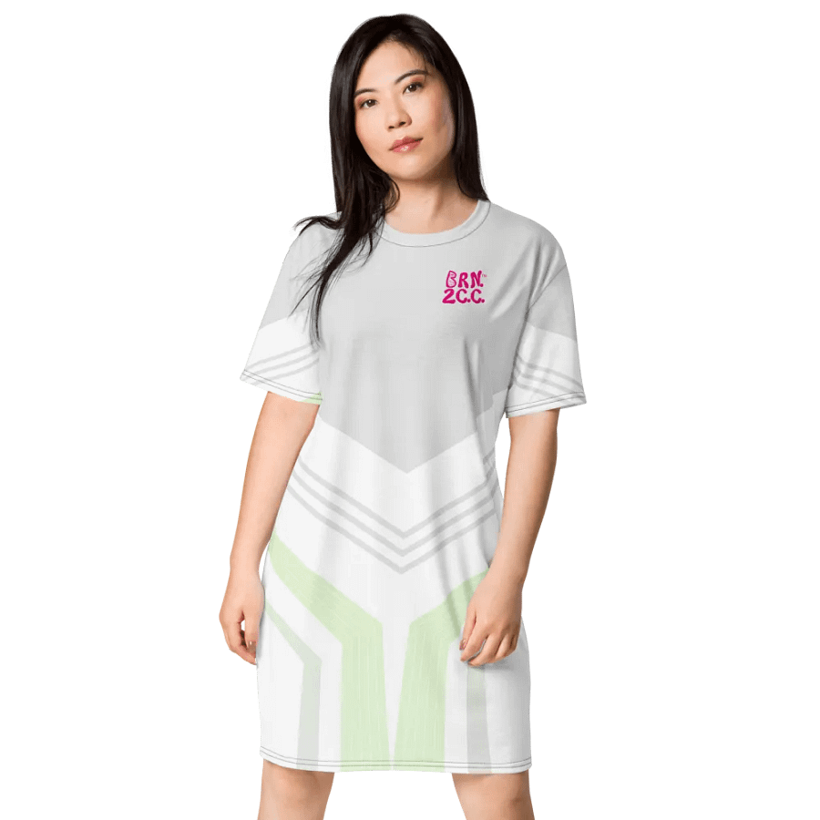 Preppy Geometrics T-Shirt Dress – BOURNE to Cape Cod™ product image (1)