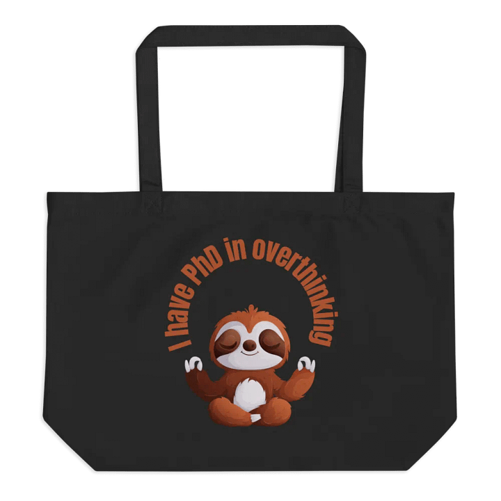 PhD in Overthinking Tote product image (1)