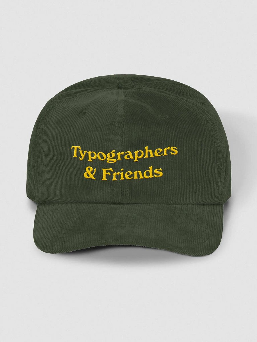 Typographers & Friends (Corduroy Dad Hat) product image (1)
