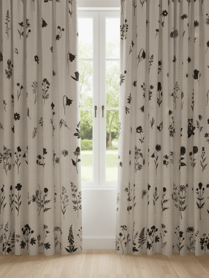 Wetland Botanical Flowers and Leaves Silhouettes product image (2)
