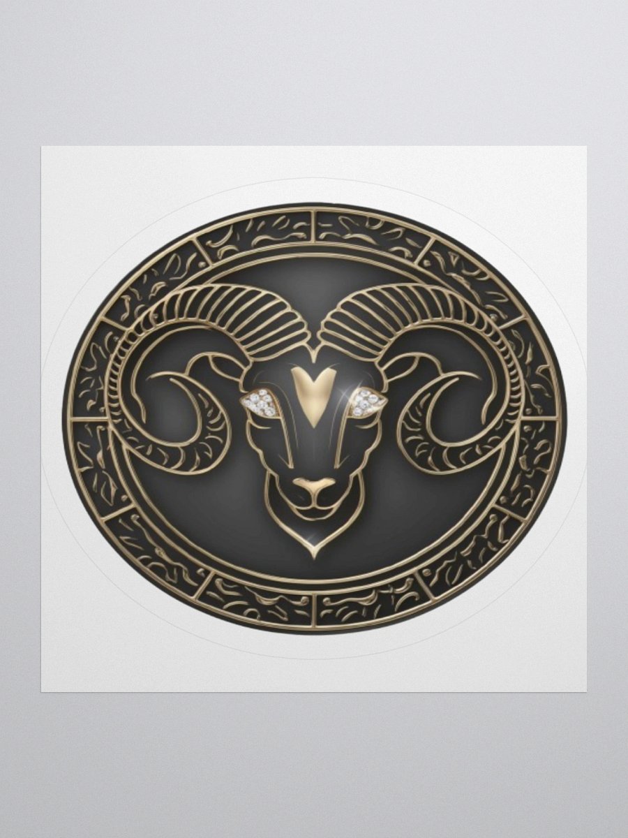 Aries Zodiac Medallion Sticker product image (2)