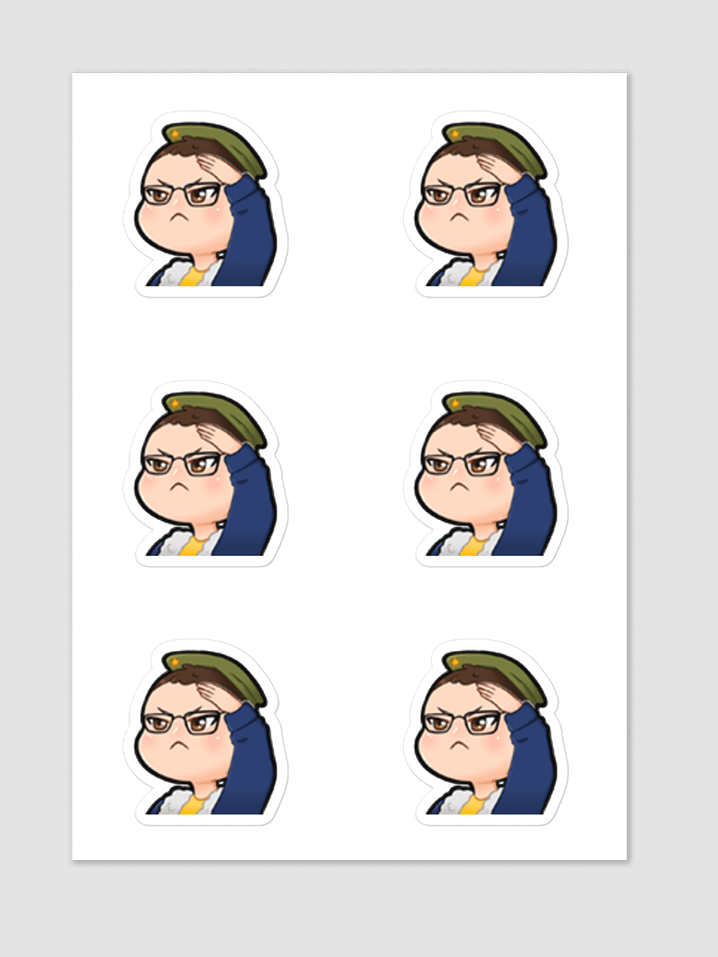 [wildlifesam] Salute sticker set product image (1)