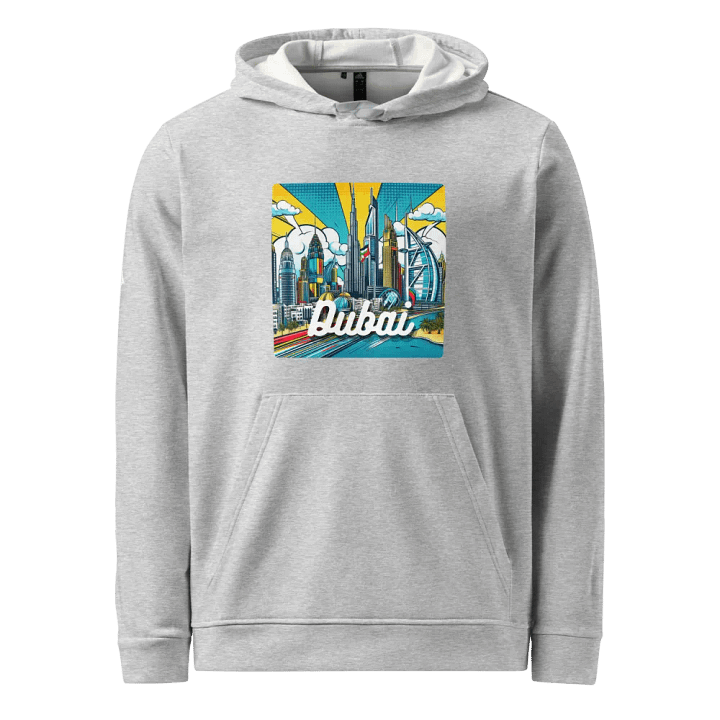 Adidas Fleece Hoodie | AI Design Dubai city product image (1)
