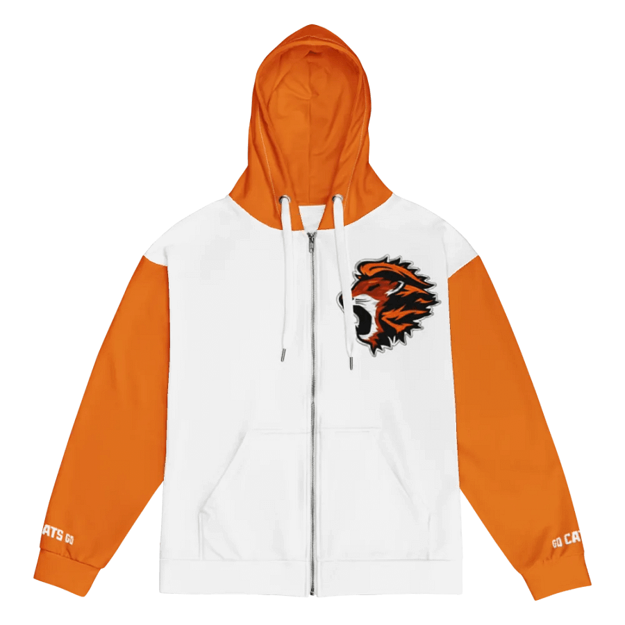 Orange Cats Hoodie (White) product image (4)