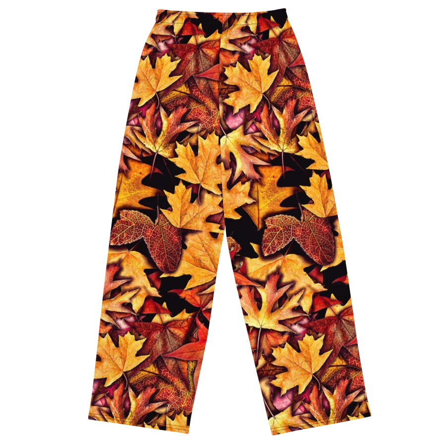 Fall Leaves Pattern Wideleg Pants product image (1)