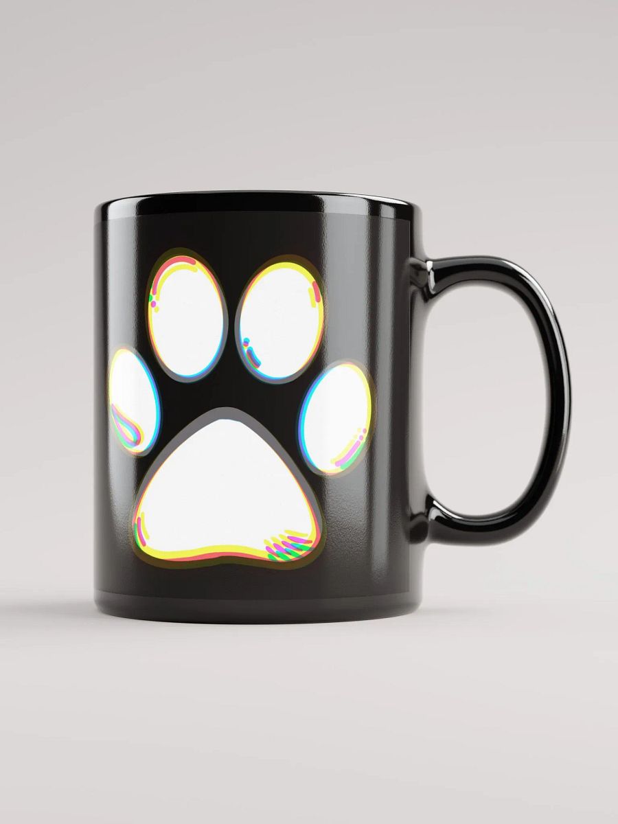 (Black) White Paw Mug product image (2)