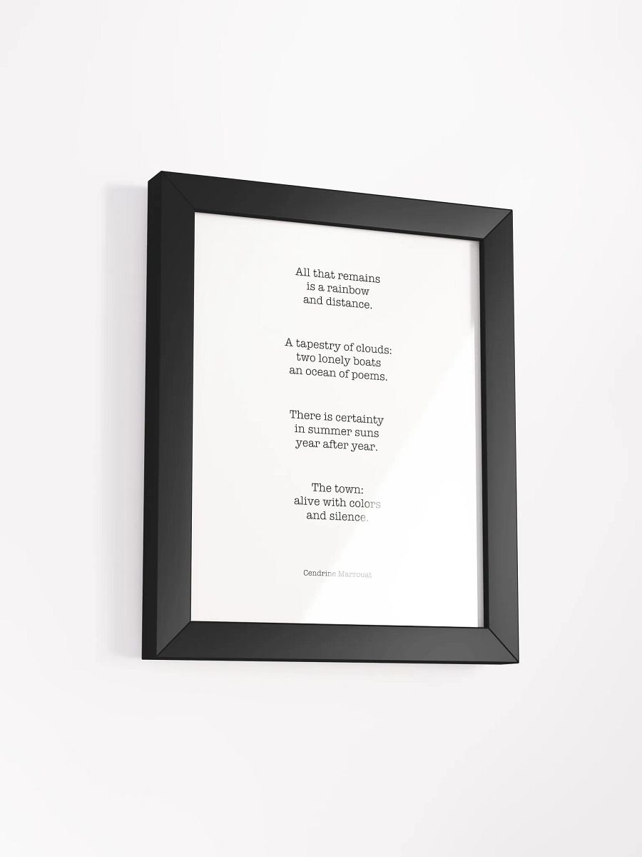 Four Haiku (Framed Poster) product image (25)