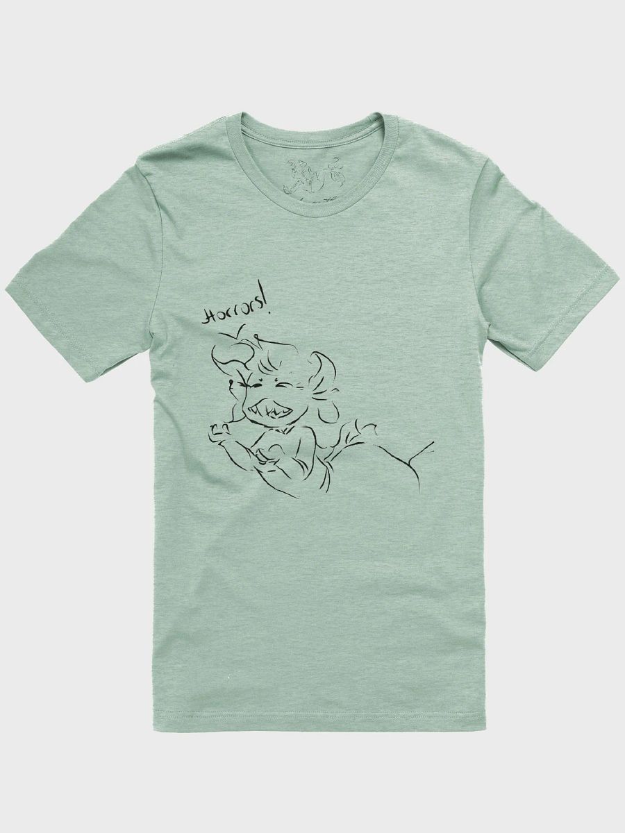 Horrors Black Outline, T-Shirt product image (4)