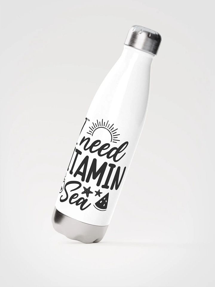 Sun-Kissed Seaside Stainless Steel Water Bottle product image (2)