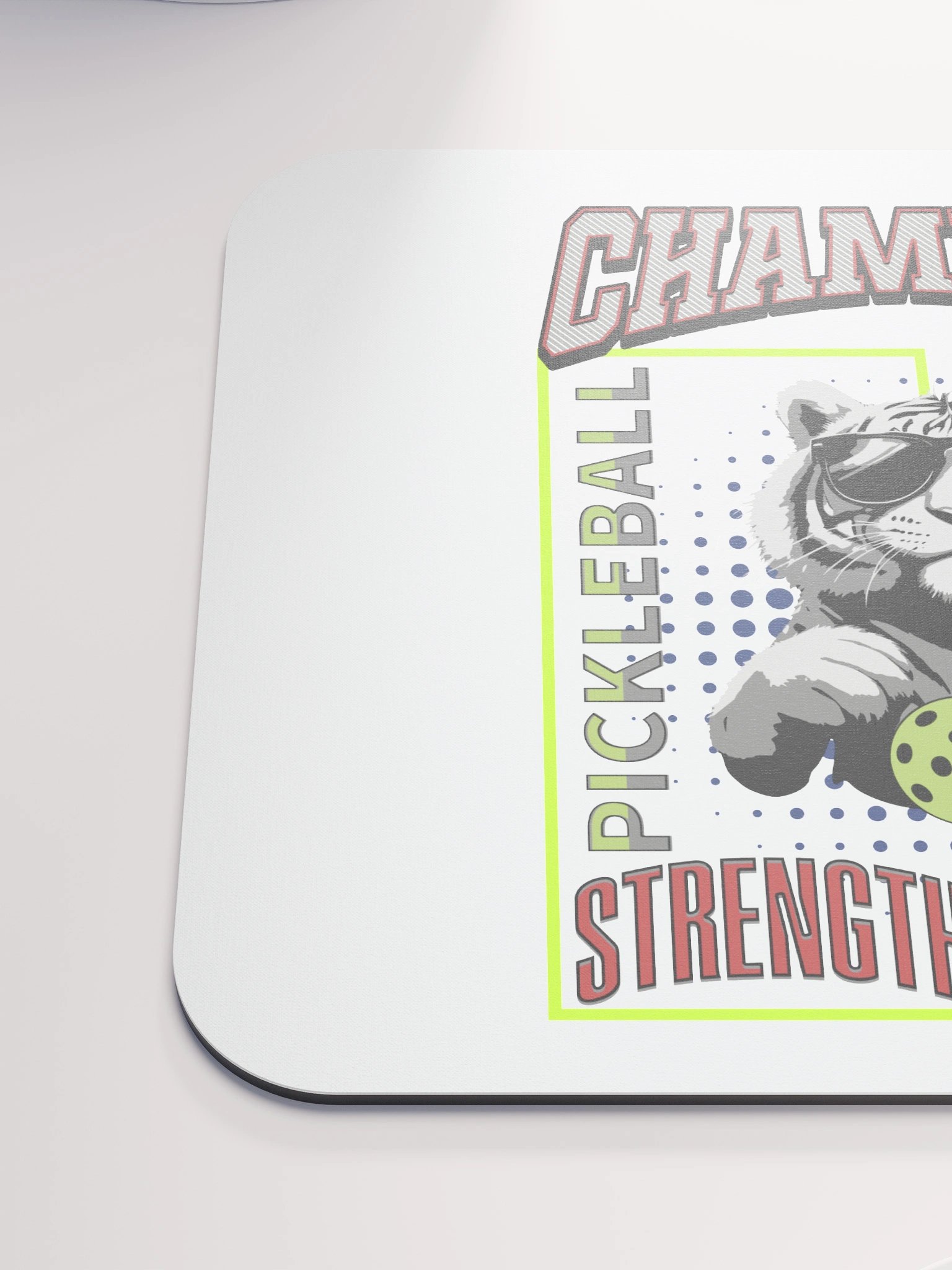 Champion Pickleball Strength Tiger Mouse Pad product image (6)