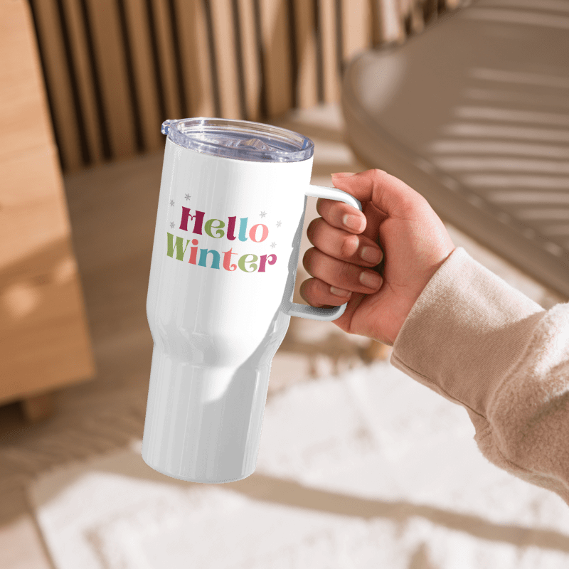 Vibrant Winter Delight Travel Mug product image (1)