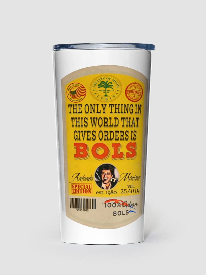 Antonio Montana's BOLS Gin 20oz Stainless Steel Tumbler product image (1)