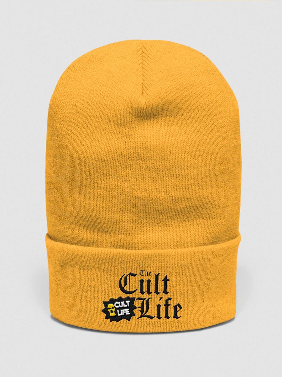 CULT BRAND YELLOW BEANIE product image (1)
