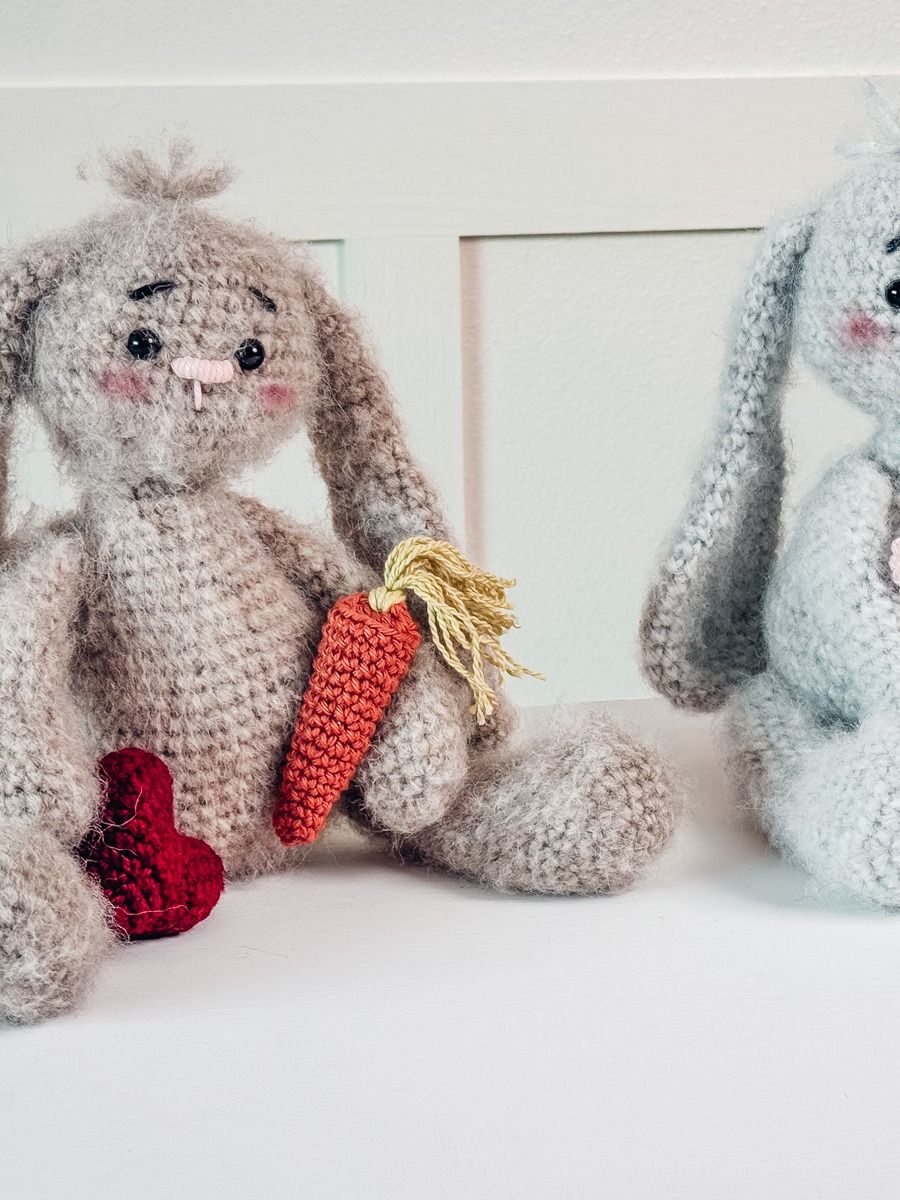 Be My Bunny Crochet Pattern - Free Pattern for Valentines or Easter product image (11)