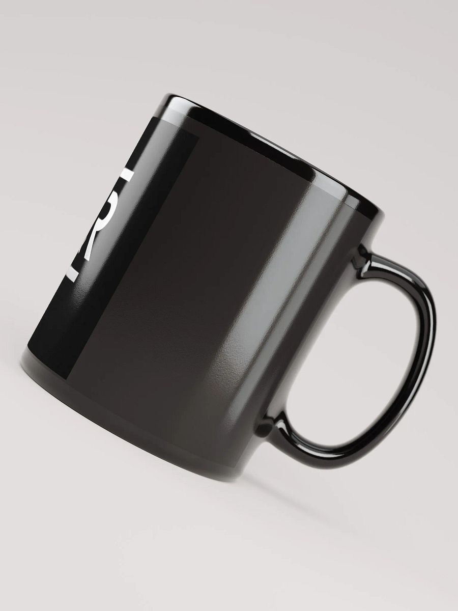Stylish W&R Logo Black Glossy Mug product image (5)