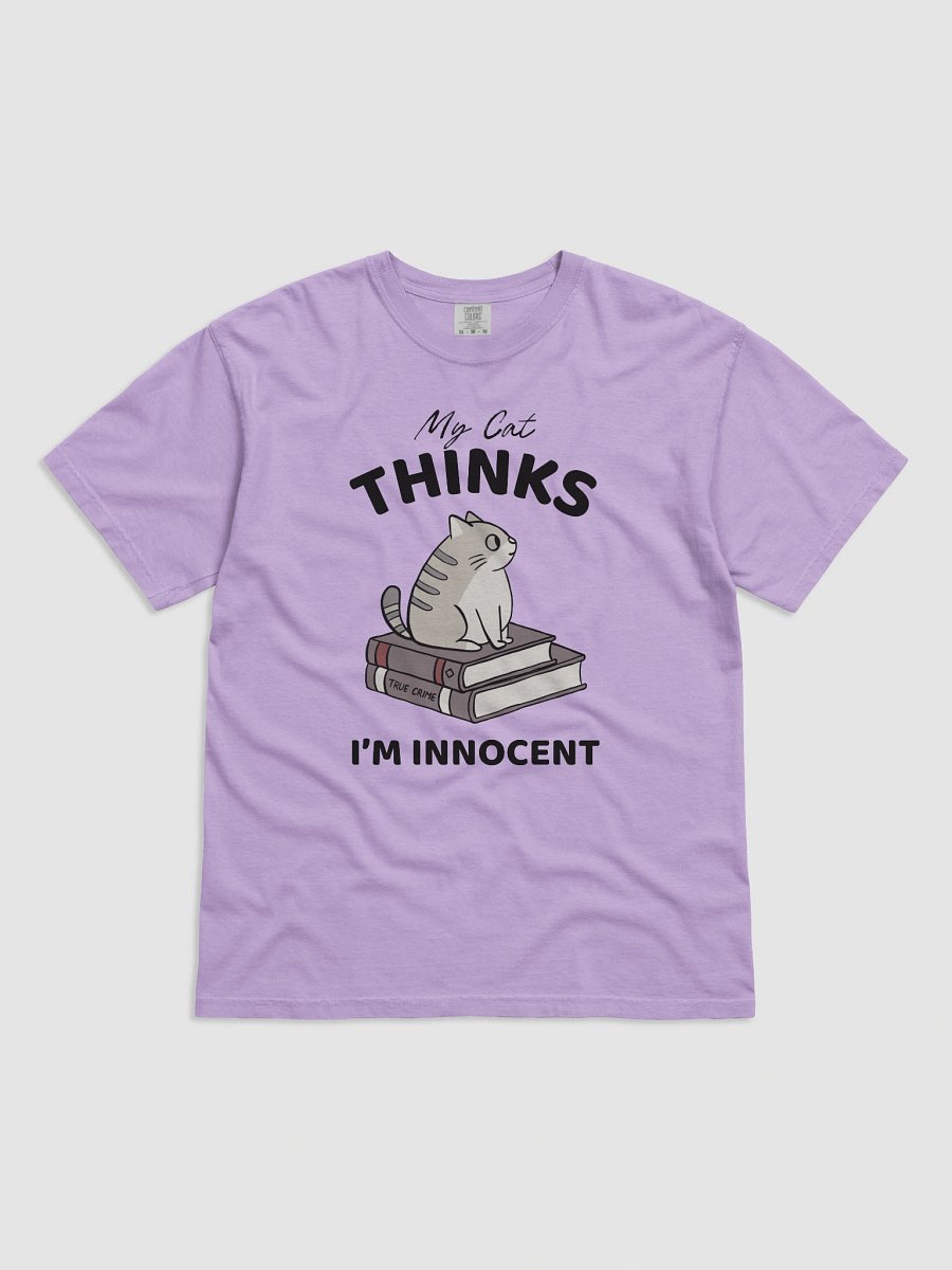 Hand-drawn Purr-fect Gift for Cat Moms Who Love Murder Mysteries - True Crime Graphic Tee product image (12)