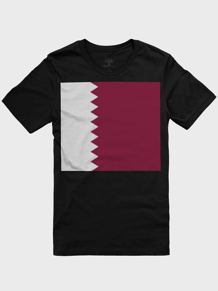 Qatar Flag Design Unisex Supersoft T-Shirt - Graphic Grove product image (2)