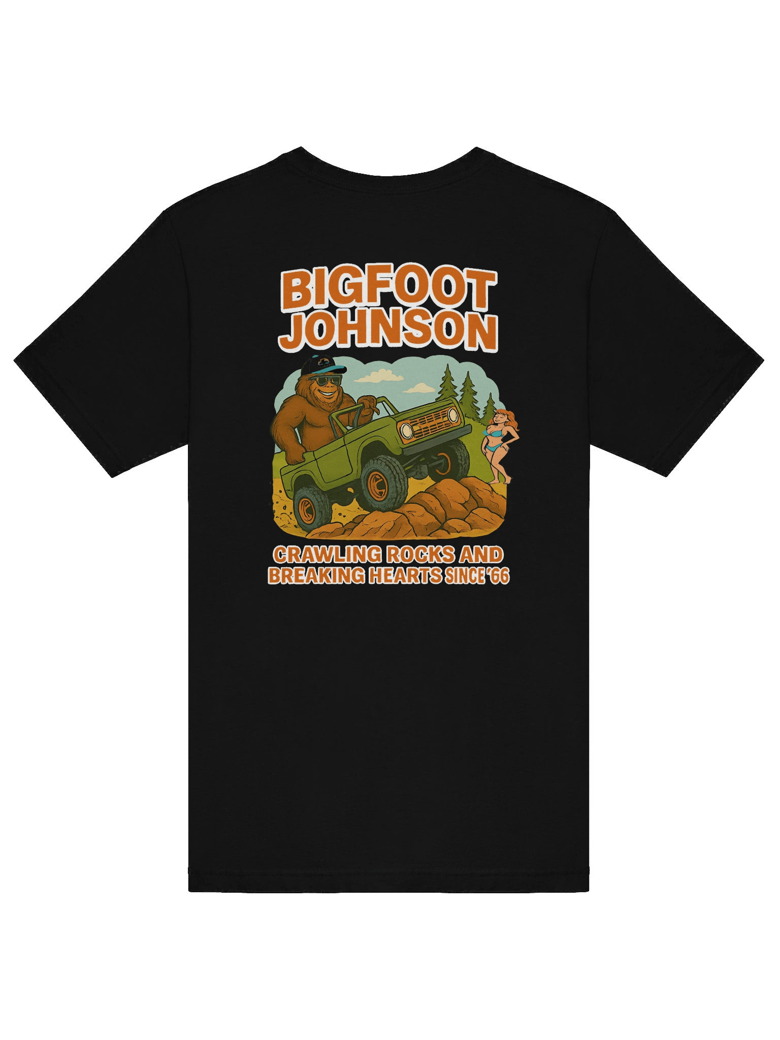 Bigfoot Johnson Breaking Hearts Tee (Black) product image (6)