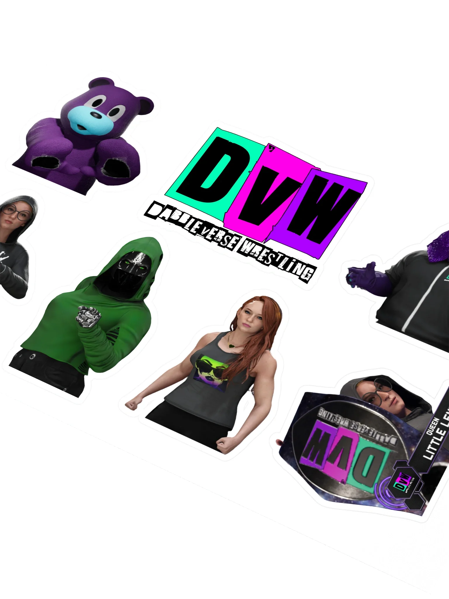 DVW Sticker Sheet product image (2)