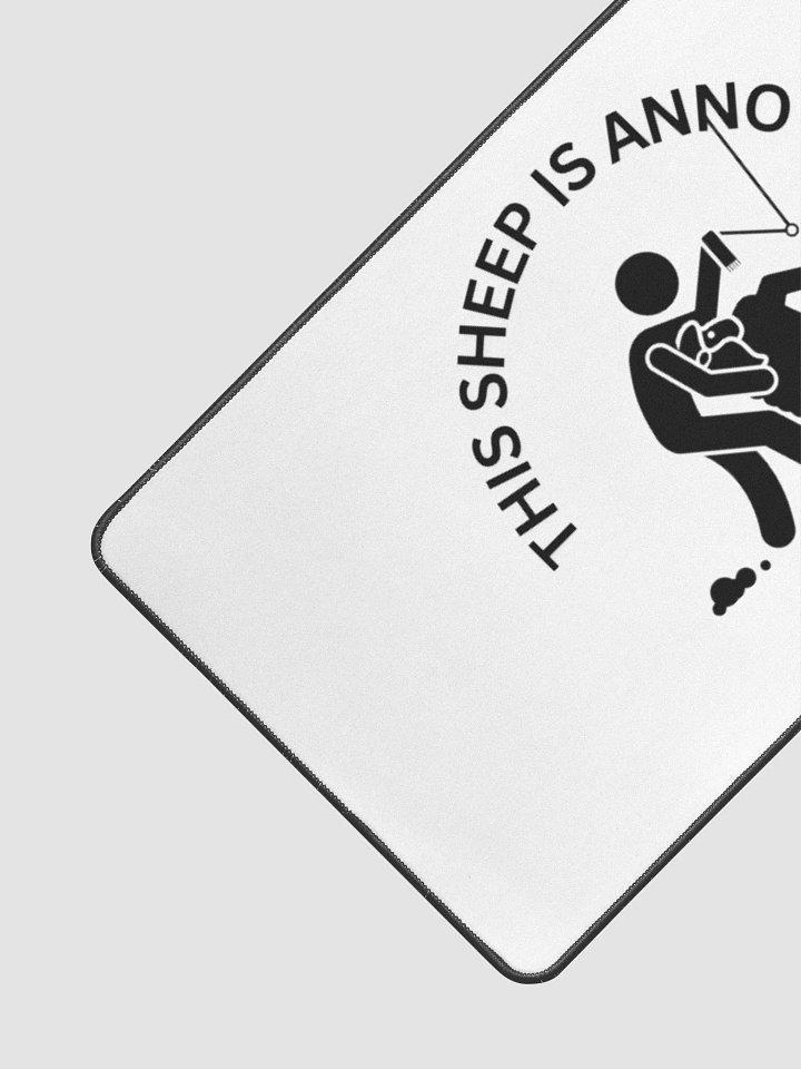 "This Sheep Is Annoying" Desk Mat product image (2)