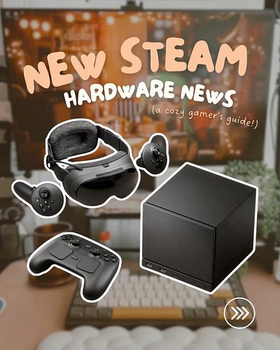 I’m back from hiatus because this week’s Steam news got me hyped 👀 
.
Valve announced their hardware plans for 2026, and thou...