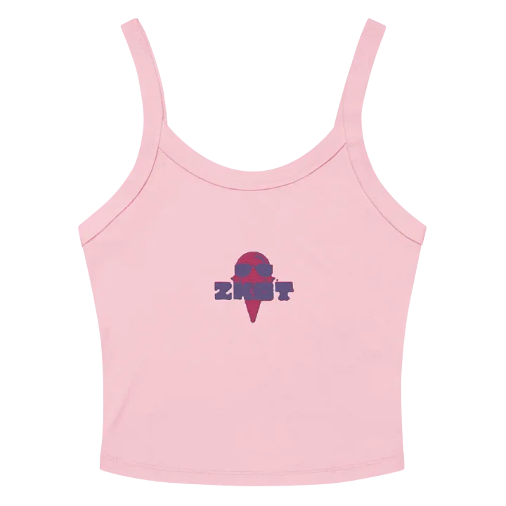 Women's Micro Ribbed Pink Logo ZKOT Tank Top - Show your Support with Style - Womenswear product image (2)