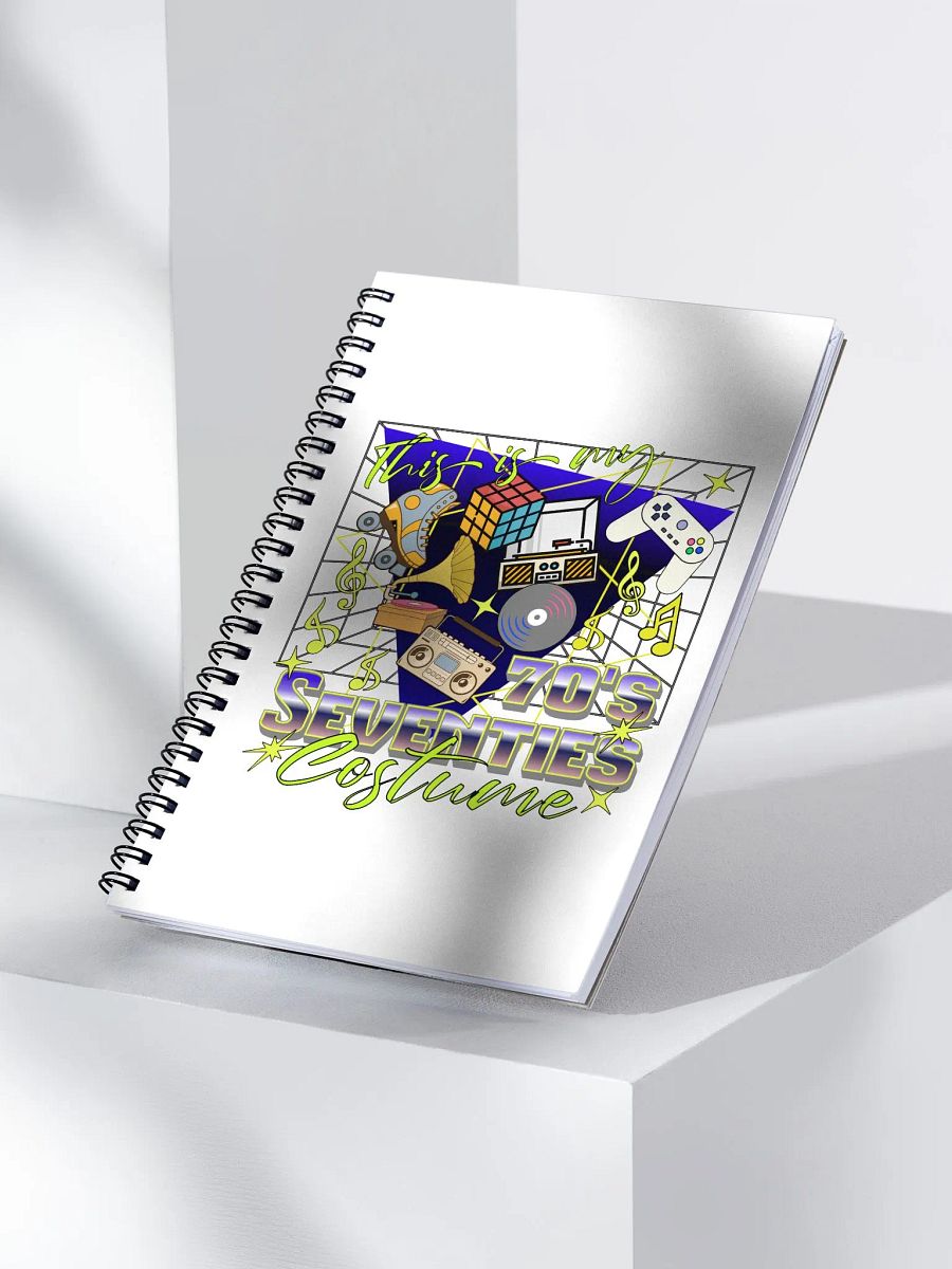 This Is My 70s Costume Nostalgia Spiral Notebook product image (2)