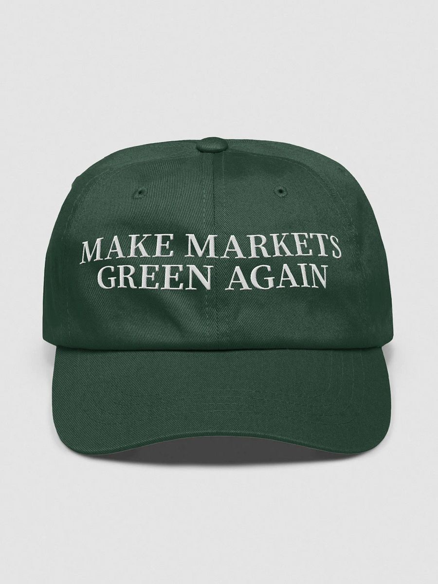 MAKE MARKETS GREEN AGAIN Dad Hat product image (1)
