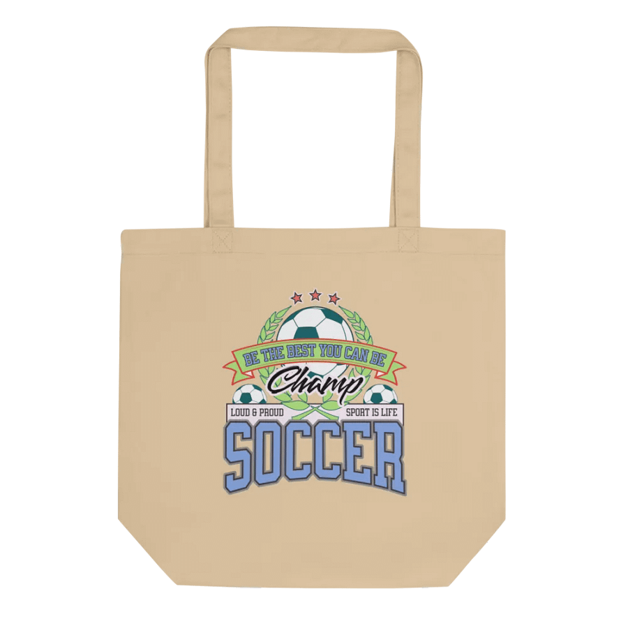 Champ Soccer Wreath Tote Bag product image (1)