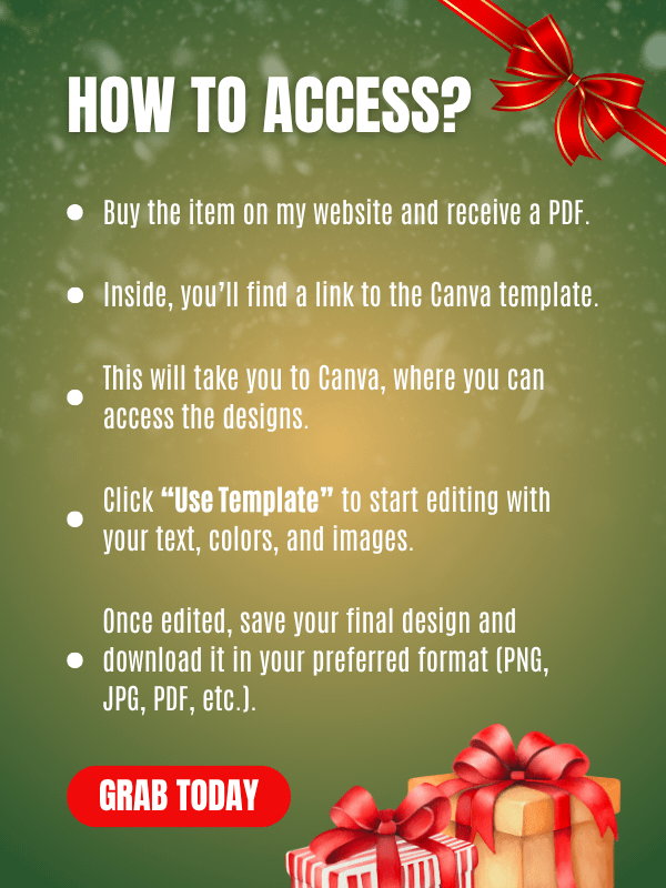 MRR/PLR Pinterest Christmas Templates product image (6)