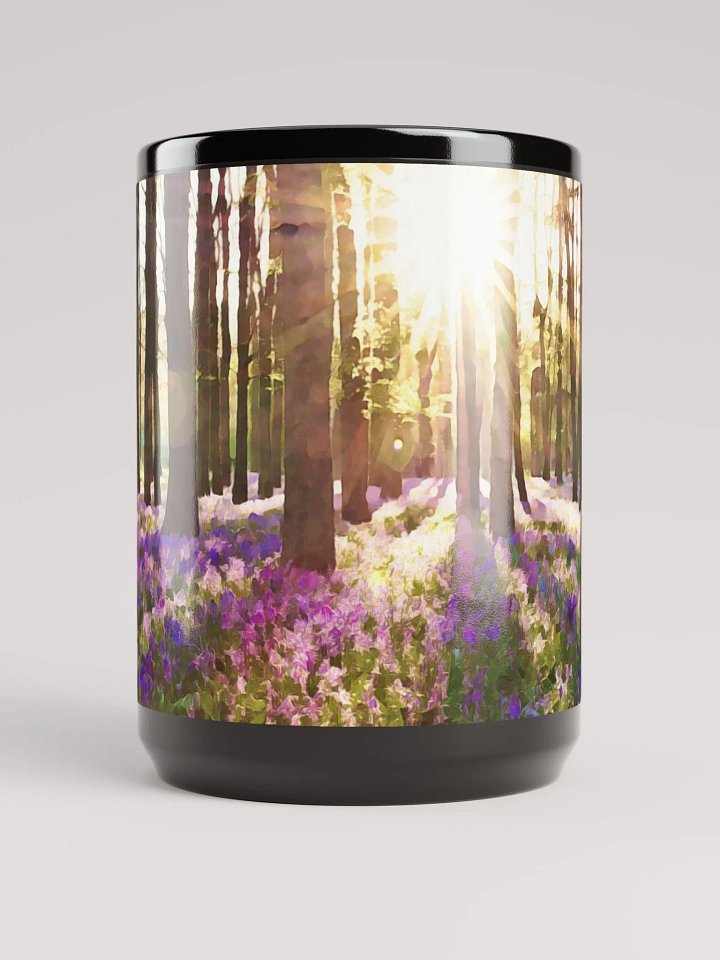 Abstract Graphic | Black Coffee Mug | Springtide Treescape product image (2)