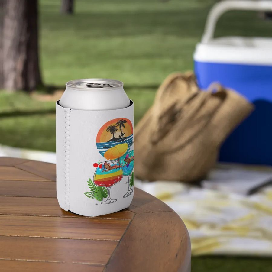 Tropical Paradise Coozie Can Cooler product image (7)